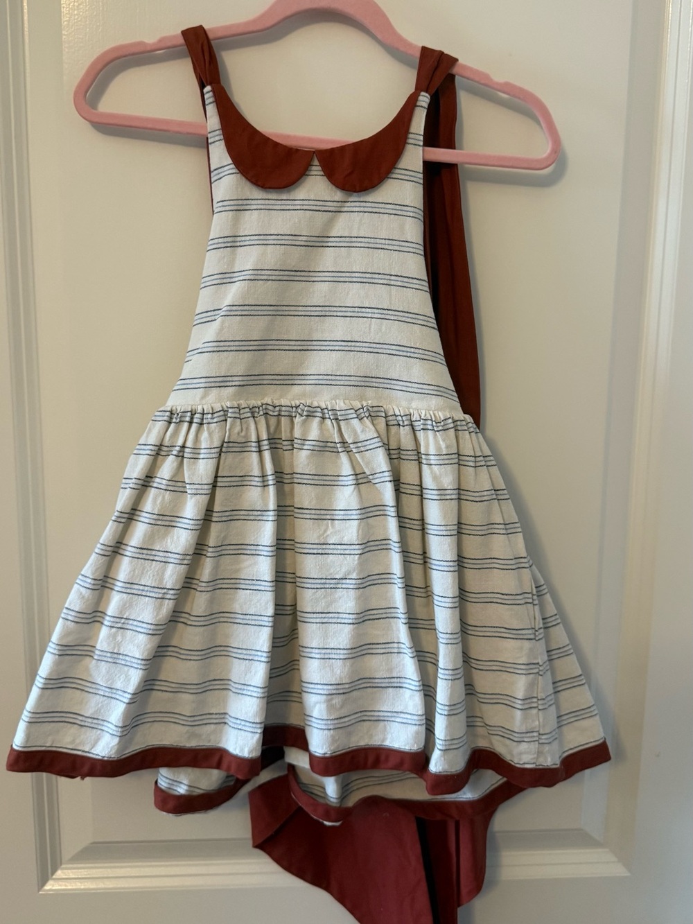 3T Pleiades Stripe Bow Back Shortie Dress